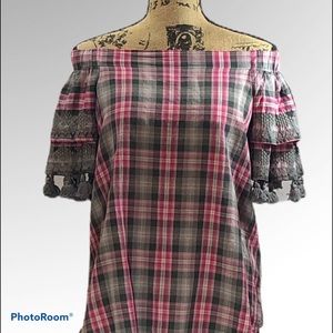 Ivy Jane Plaid Blouse